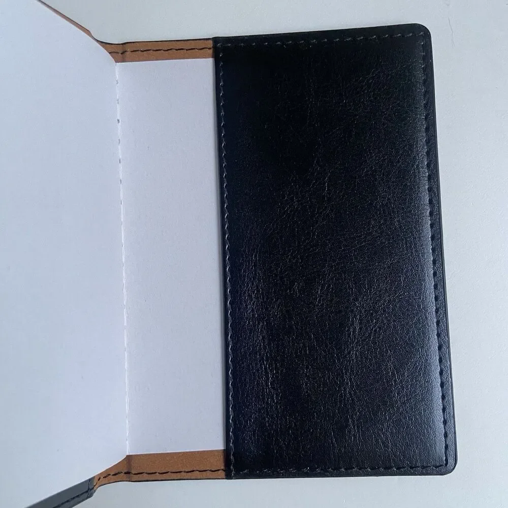 Starbucks Passport Holder Wallet Black RFID-Blocking Protection Tech Embossed
